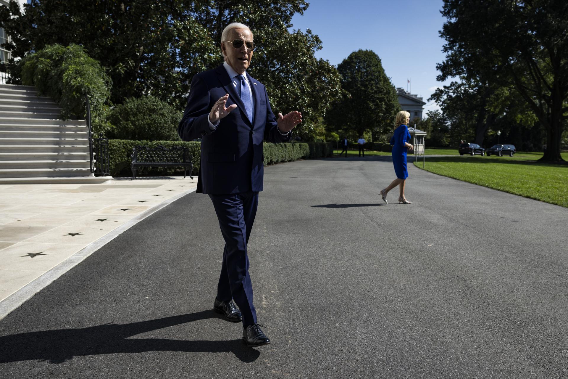 Fotografía del presidente de Estados Unidos, Joe Biden. EFE/Samuel Corum