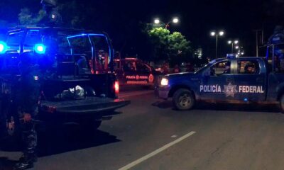 Fotografía de archivo de Policías Federales resguardando la zona donde se presentó un tiroteo en Querétaro. EFE/Sergio Adrian Ángeles/MEJOR CALIDAD DISPONIBLE[MEJOR CALIDAD DISPONIBLE]