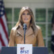 Fotografía de archivo de la ex primera dama estadounidense Melania Trump. EFE/ Michael Reynolds ARCHIVO