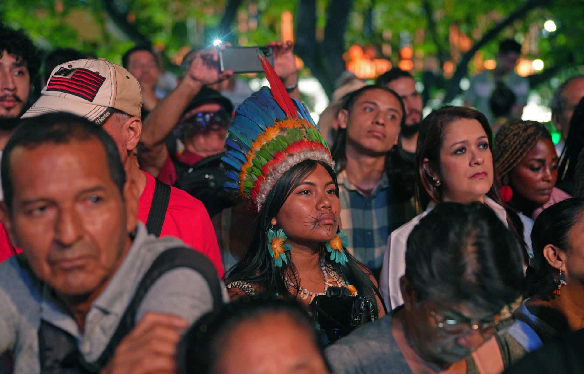 Fotografía cedida por la oficina de prensa de la Presidencia de Colombia de asistentes a la COP16. EFE/ Presidencia De Colombia