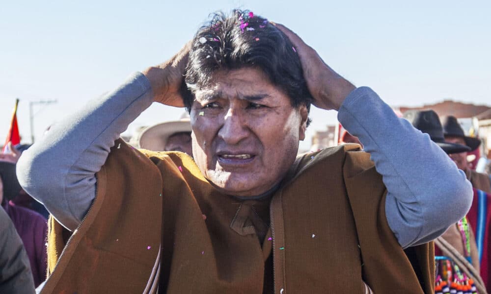 Fotografía de archivo del expresidente de Bolivia Evo Morales. EFE/ Esteban Biba