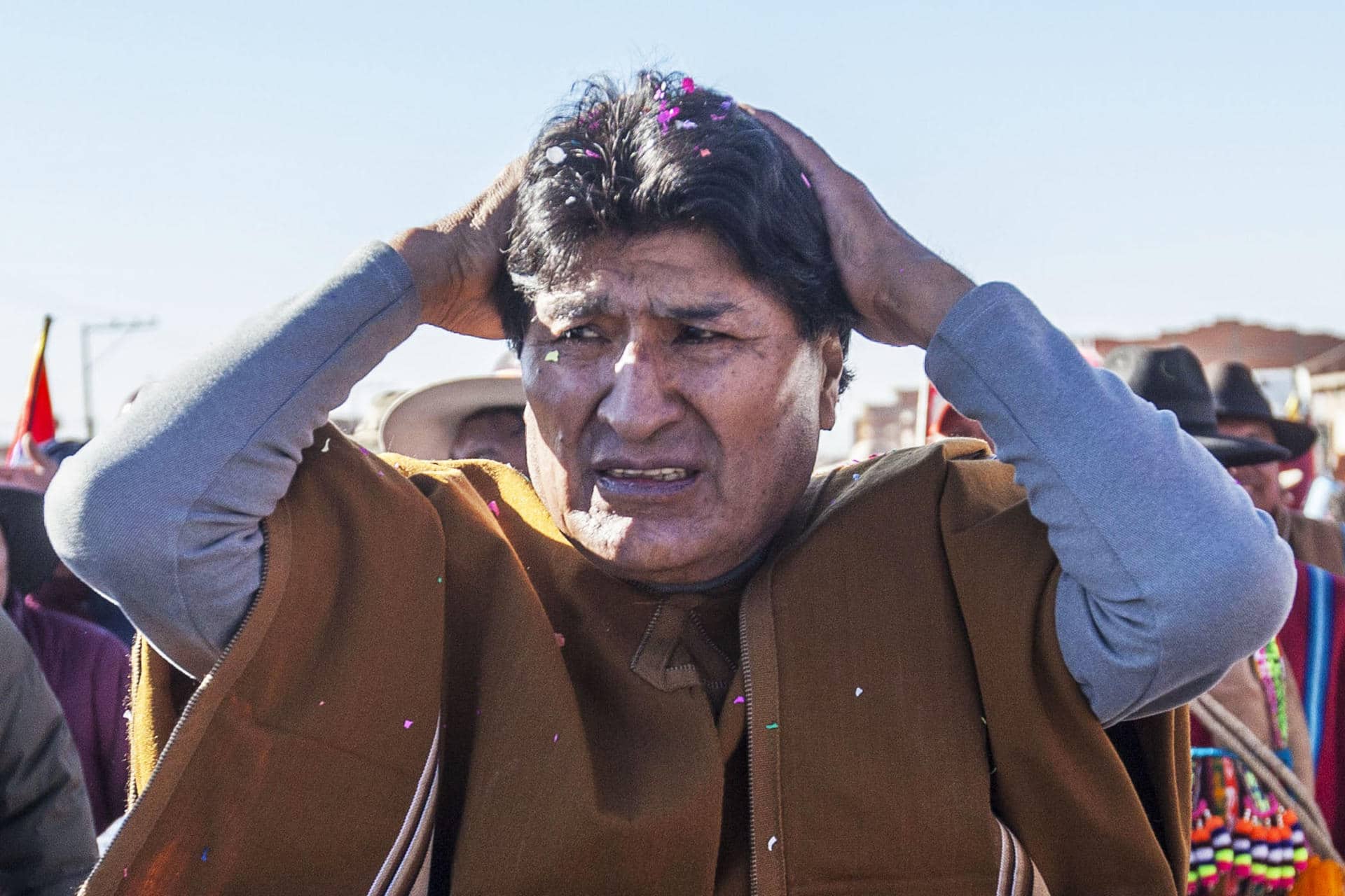 Fotografía de archivo del expresidente de Bolivia Evo Morales. EFE/ Esteban Biba