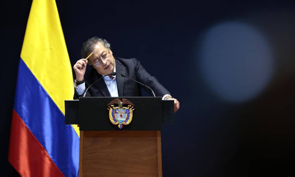 Fotografía de archivo del presidente de Colombia, Gustavo Petro. EFE/ José Méndez