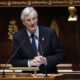 El primer ministro francés, Michel Barnier, interviene ante la Asamblea Nacional en el debate sobre su moción de censura. EFE/EPA/YOAN VALAT