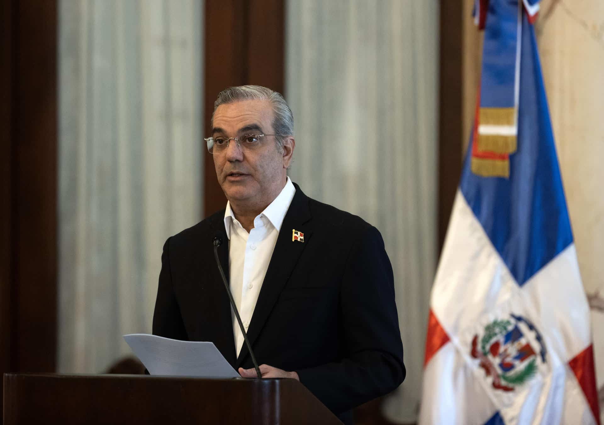 Foto de archivo del presidente de República Dominicana, Luis Abinader. EFE/Orlando Barría