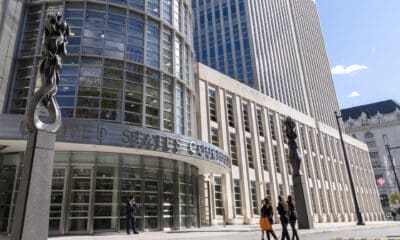 Fotografía de la fachada de los tribunales de Brooklyn este miércoles en Nueva York (EE.UU.). EFE/Ángel Colmenares