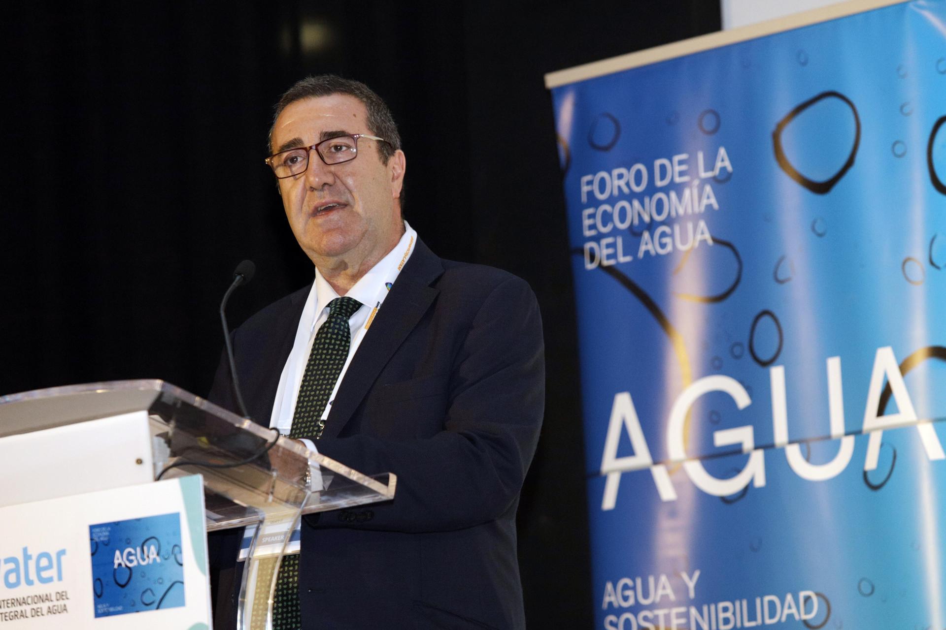 El presidente del Foro de la Economía del Agua, Francisco de Paula Lombardo, en una imagen de archivo. EFE/Hilda Ríos