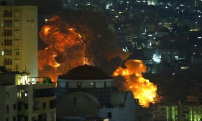 Foro de archivo de un bombardeo israelí en los suburbios beirutíes del Dahye. EFE/ Ugur Can