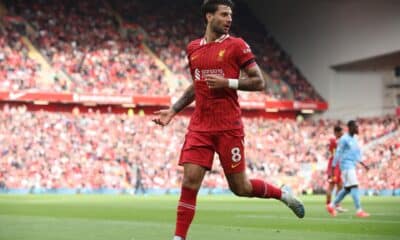 Imagen de archivo del jugador del Liverpool Dominik Szoboszlai. EFE/EPA/ADAM VAUGHAN