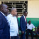 El primer ministro de Haití, Garry Conille, visita el liceo Jeunes Filles este martes durante el inicio del año escolar, en Puerto Príncipe (Haití). EFE/ Mentor David Lorens