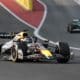 Max Verstappen de los Países Bajos para el equipo Red Bull Racing en acción durante la clasificación para la carrera Sprint en Austin, Texas, EE.UU. EFE/EPA/JOHN MABANGLO