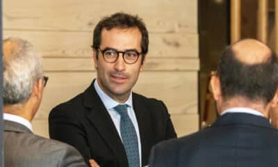 El ministro de Economía de España, Carlos Cuerpo, participa en una reunión con empresarios españoles este martes, en Toronto (Canadá). EFE/ Julio César Rivas