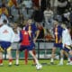 Los jugadores de la selección española durante el calentamiento previo al encuentro correspondiente a la fase de grupos de la Liga de Naciones que disputaron España y Serbia en el estadio Nuevo Arcangel de Córdoba. EFE / Julio Muñoz.