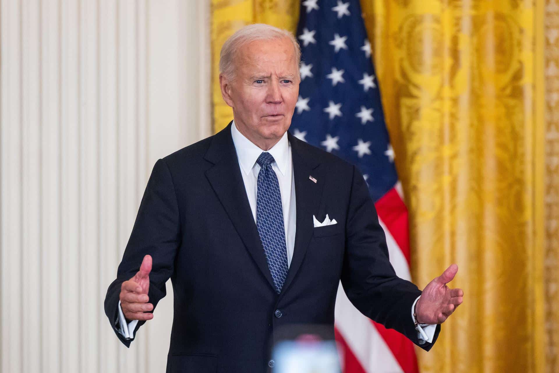 El presidente de Estados Unidos, Joe Biden. EFE/Jim Scalzo