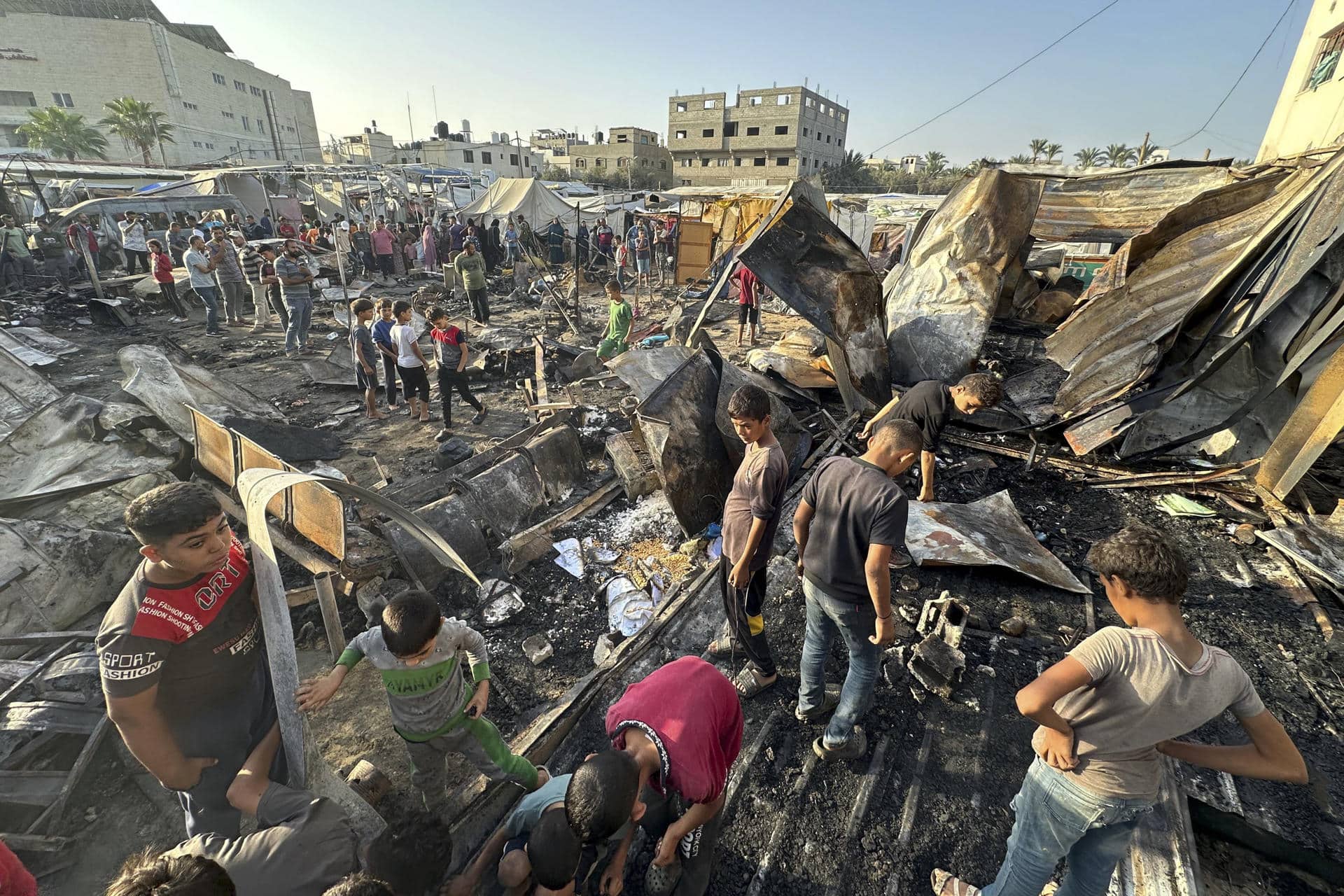 Fotografía de la Franja de Gaza. EFE