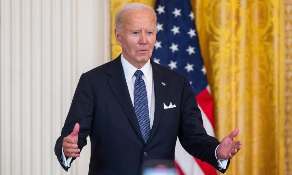 El presidente estadounidense, Joe Biden, en una imagen del 16 de octubre de 2025.EPA/JIM LO SCALZO