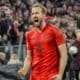 El delantero del Bayern Múnich Harry Kane celebra el 1-0 durante el partido de la Bundesliga que han jugado FC Bayern Munich y VfB Stuttgart en Munich, Alemania. EFE/EPA/RONALD WITTEK