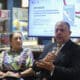 El expresidente de Costa Rica Luis Guillermo Solis y la escritora Irma Alicia Nimantuj participan en un foro durante la presentación del libro ´Las Cuentas de Centroamérica´, este lunes en Ciudad de Guatemala (Guatemala). EFE/ Mariano Macz