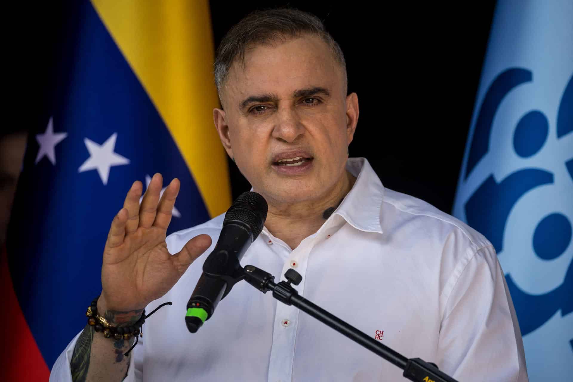 Foto del fiscal general de Venezuela, Tarek William Saab, quien fue ratificado en el cargo durante siete años más. EFE/ Miguel Gutiérrez