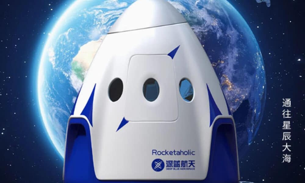 La empresa aeroespacial china Deep Blue Aerospace pone este jueves en preventa boletos para vuelos espaciales tripulados a través del popular portal de comercio electrónico Taobao, plataforma del gigante del comercio electrónico Alibaba, con un precio inicial de 1,5 millones de yuanes (211.000 dólares, 195.000 euros). Los detalles oficiales se darán a conocer durante el evento de transmisión en vivo de Taobao ‘Make a Friend’ a las 18:00 hora local (10:00 GMT) de este mismo día, donde estará presente Huo Liang, presidente de Deep Blue Aerospace, para informar sobre el progreso y los planes de la nave comercial tripulada de la compañía. EFE/Cuenta oficial China Blue Deep/SOLO USO EDITORIAL/SOLO DISPONIBLE PARA ILUSTRAR LA NOTICIA QUE ACOMPAÑA (CRÉDITO OBLIGATORIO)