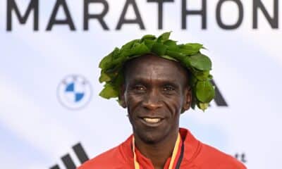 El keniano Eliud Kipchoge, doble campeón olímpico de maratón en Río 2016 y Tokio 2020, en una foto de archivo. EFE/EPA/Filip Singer