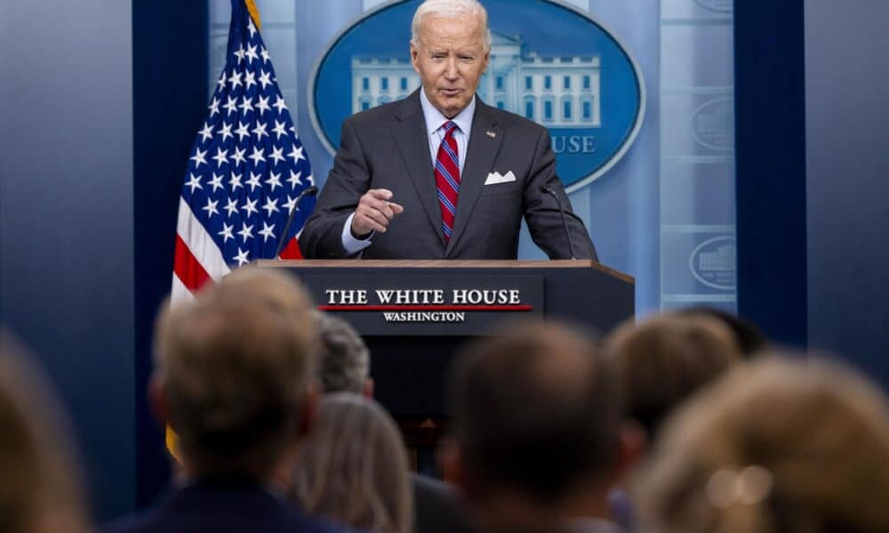 Imagen de archivo del presidente de EE.UU., Joe Biden. EFE/EPA/SHAWN THEW / POOL