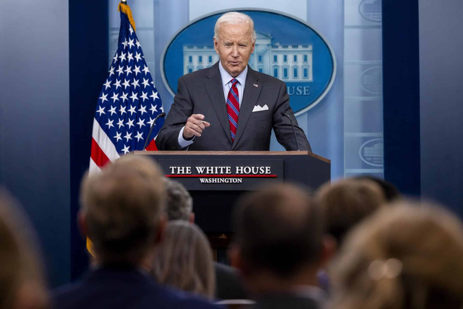 Imagen de archivo del presidente de EE.UU., Joe Biden. EFE/EPA/SHAWN THEW / POOL