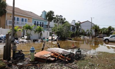 Fotografía de algunos daños causados por el paso del huracán Milton en Sarasota, Florida (EE.UU.). EFE/Octavio Guzmán