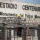 Imagen de archivo de la fachada en mantenimiento del estadio Centenario de Montevideo, elegido como sede del partido de vuelta de las semifinales de la Copa Libertadores entre Peñarol y Botafogo. EFE/ Raúl Martínez