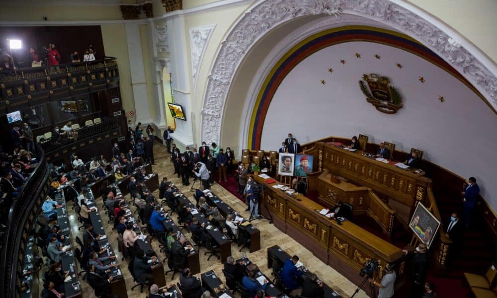 Foto de archivo del hemiciclo de sesiones de la Asamblea Nacional en Caracas (Venezuela). EFE/ Miguel Gutiérrez