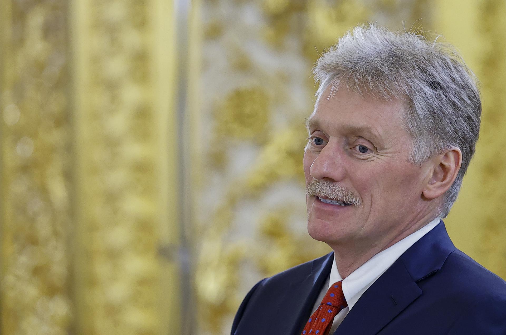 Imagen de Archivo del portavoz del Kremlin, Dmitri Peskov.
EFE/EPA/EVGENIA NOVOZHENINA / POOL