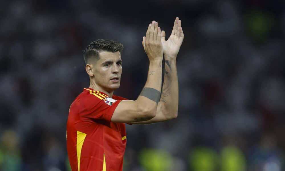 Alvaro Morata, capitán de la selección española. EFE /Alberto Estévez