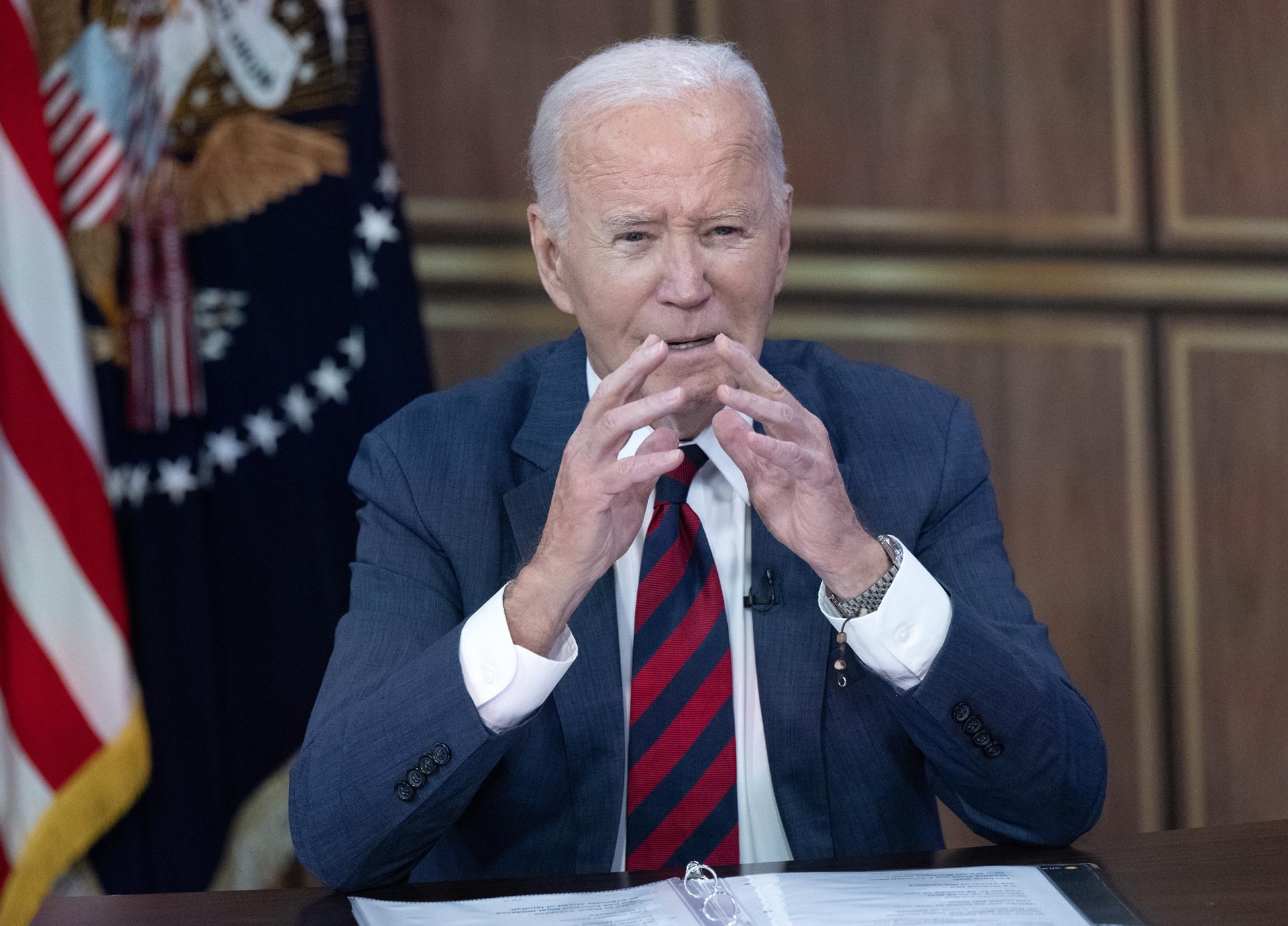 El presidente de EE.UU., Joe Biden. EFE/RON SACHS