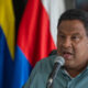 Fotografía del 1 de abril de 2024 del antichavista Rafael Ramírez Colina, alcalde de Maracaibo, capital del estado venezolano de Zulia (noroeste, fronterizo con Colombia), durante una rueda de prensa en su despacho en Maracaibo (Venezuela). EFE/ Henry Chirinos