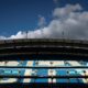 Vista general del Etihad Stadium durante un entrenamiento del Mnachester City. EFE/EPA/ADAM VAUGHAN