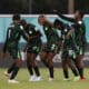 Jugadoras de Nigeria celebran un gol este sábado, en un partido del grupo A de la Copa Mundial Femenina sub-17. EFE/ Diana Sánchez