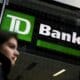 Vista del logo de la entidad financiera TD Bank. EFE/Justin Lane