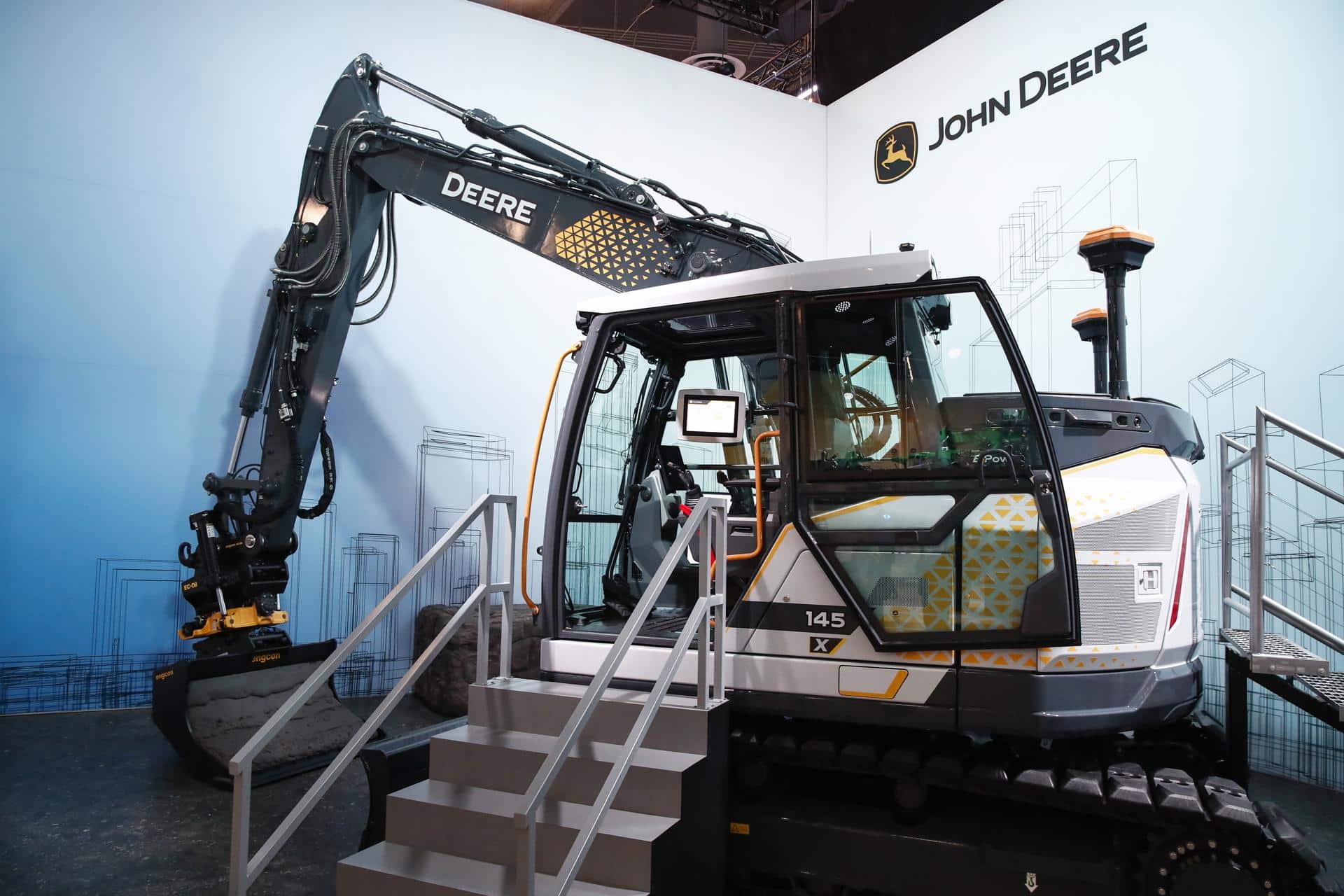 Fotografía de archivo de la presentación de John Deere de un nuevo modelo de excavadora eléctrica en Las Vegas, Nevada, EE. UU., el 6 de enero de 2023. EFE/EPA/Caroline Brehman