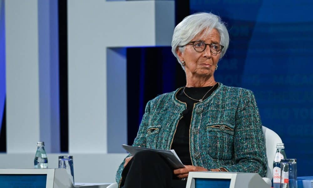 Fotografía de la presidenta del Banco Central Europeo (BCE), Christine Lagarde. EFE/Annabelle Gordon