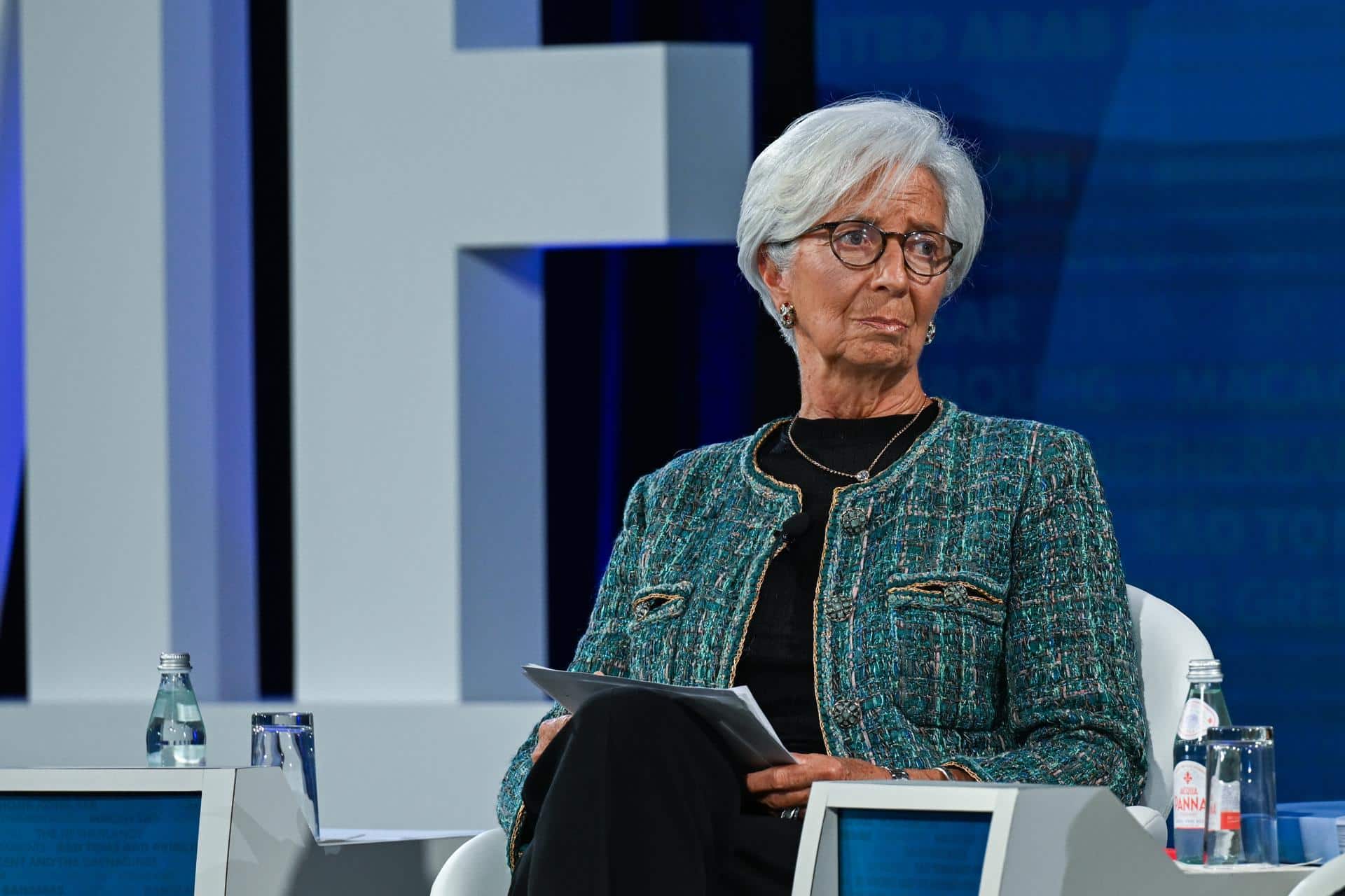 Fotografía de la presidenta del Banco Central Europeo (BCE), Christine Lagarde. EFE/Annabelle Gordon