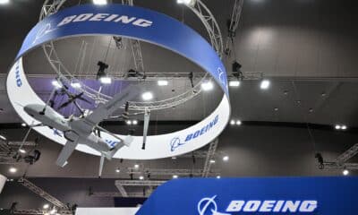 Fotografía de archivo de un dron de Boeing en exhibición durante la Exposición Internacional de Defensa Terrestre LandForces en el Centro de Convenciones y Entretenimiento de Melbourne, Australia, el 11 de septiembre de 2024. EFE/EPA/Joel Carrett