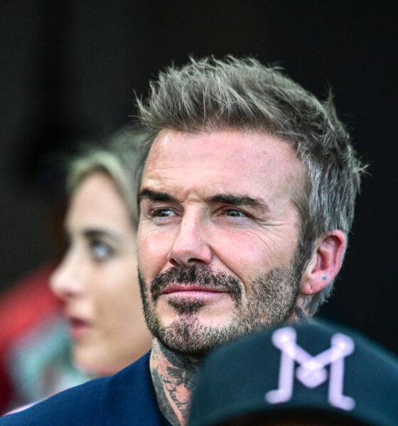 David Beckham asiste al partido de fútbol de la Major League Soccer (MLS) entre el Inter Miami CF y el St. Louis City, en el Chase Stadium de Fort Lauderdale, Florida (EE. UU), en una foto de archivo. EFE/ Giorgio Viera