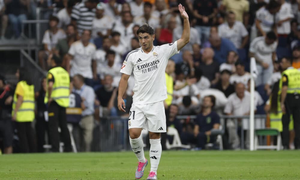 El centrocampista del Real Madrid Brahim Díaz. EFE/Chema Moya