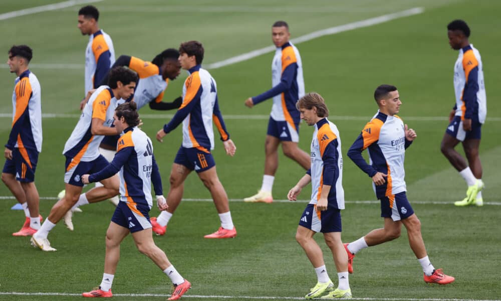 Entrenamiento del Real Madrid. EFE/archivo/E Javier Lizón