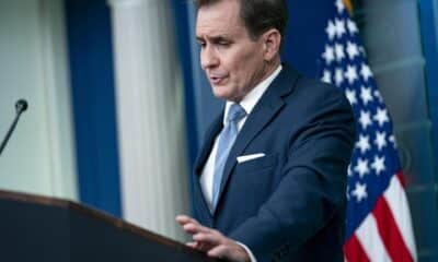 Fotografía de archivo del asesor de comunicaciones de seguridad nacional, John Kirby, habla durante la conferencia de prensa diaria en la sala de reuniones James S. Brady de la Casa Blanca en Washington, DC, EE. UU., el 18 de septiembre de 2024.EFE/EPA/Bonnie Cash / POOL