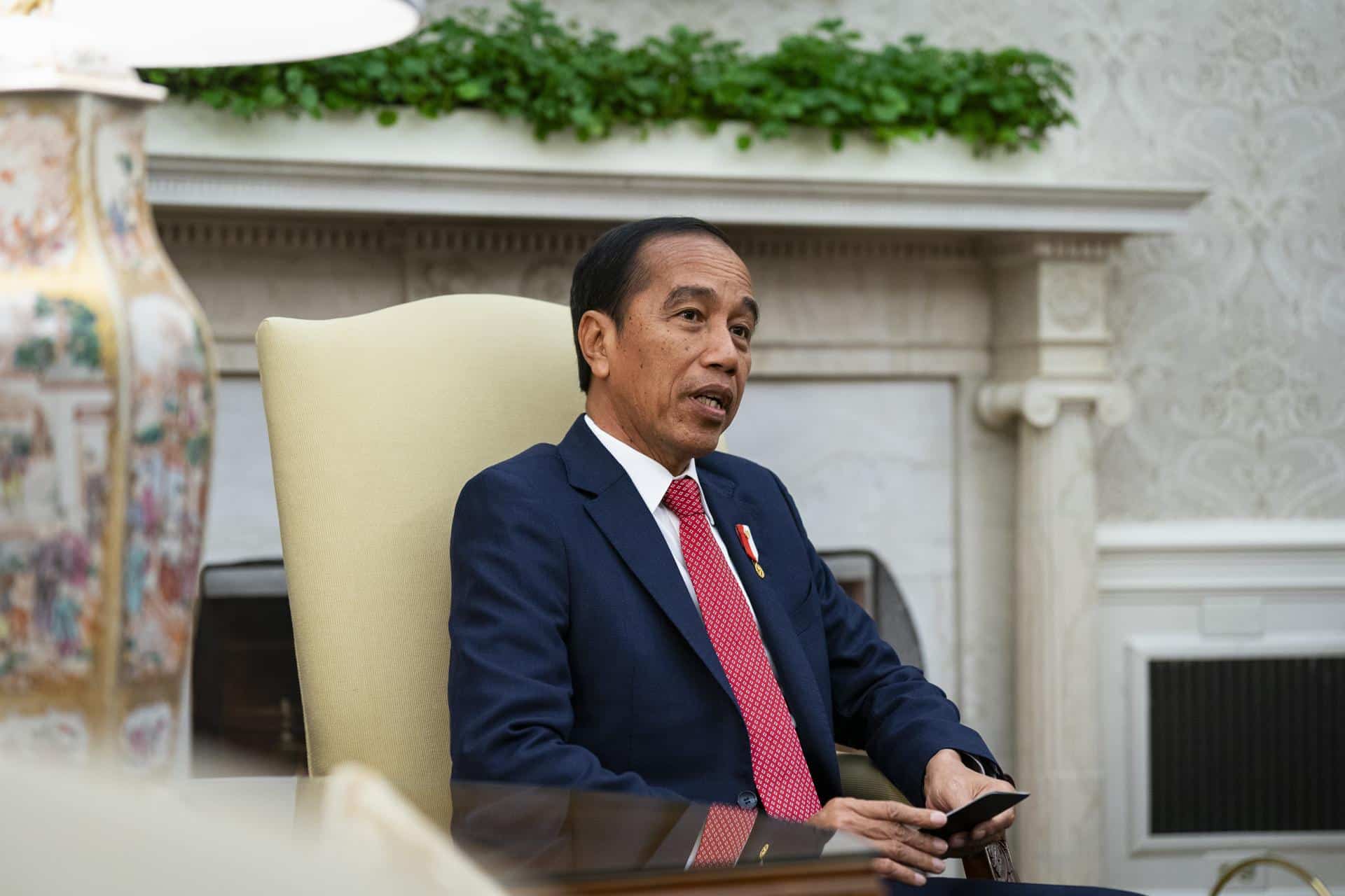 Fotografía de archivo del presidente de Indonesia, Joko Widodo.
EFE/EPA/Al Drago / POOL