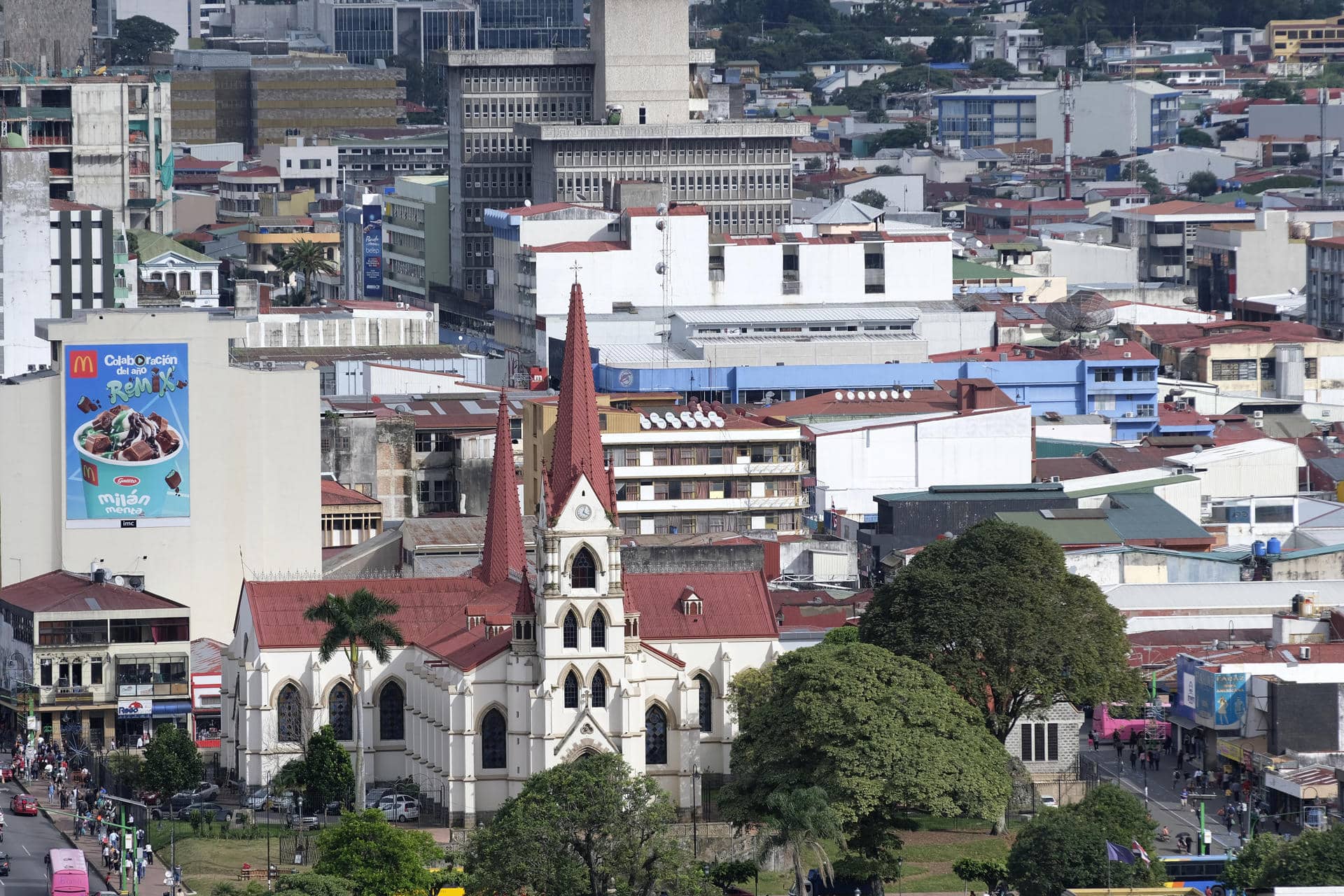 Fotografía de archivo en donde se ve una panorámica de San José, Costa Rica. EFE/Jeffrey Arguedas