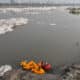 Vista del río Yamuna, uno de los más contaminados del mundo, a pocos kilómetros del centro de Nueva Delhi, el 22 de octubre de 2024. EFE/ Juan Verano