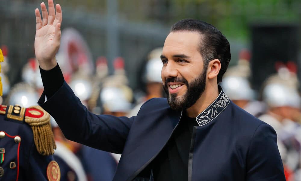 Fotografía de archivo del presidente de El Salvador, Nayib Bukele. EFE/ Juan Ignacio Roncoroni