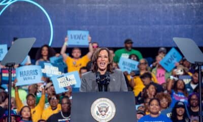 Fotografía de la vicepresidenta de Estados Unidos y candidata demócrata, Kamala Harris. EFE/Andi Rice